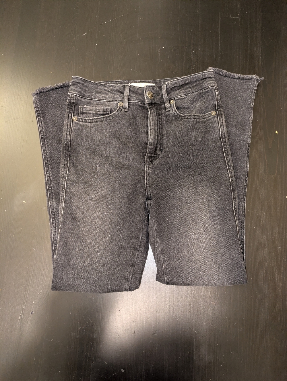 Free People We The Free Women's Black Denim Skinny Jeans Size 26in Waist